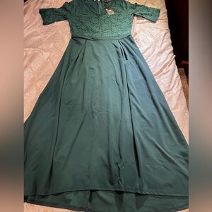 Rephyllis Formal Forest Green NWT L